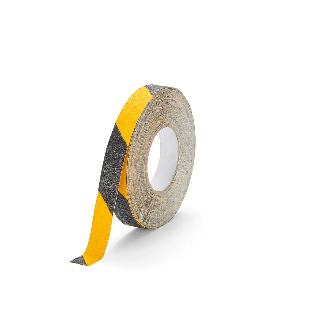 [3000024-BY] Antislip Tape Flexibel - 25 mm x 18 m - RAL9017/RAL1003 (Verkeerszwart/Signaalgeel)