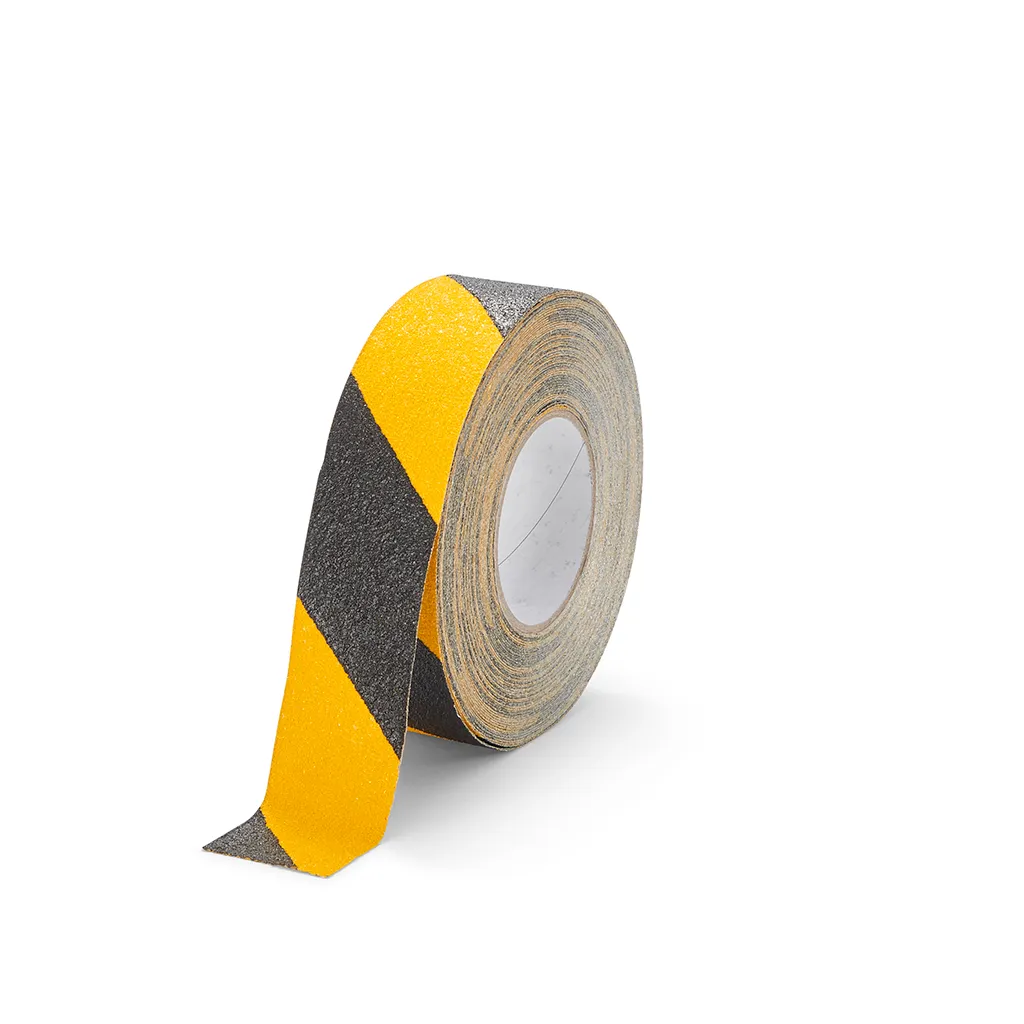 [3000025-BY] Anti-Rutsch-Band Flexibel - 50 mm x 18 m - RAL9017/RAL1003 (Verkehrsschwarz/Signalgelb)
