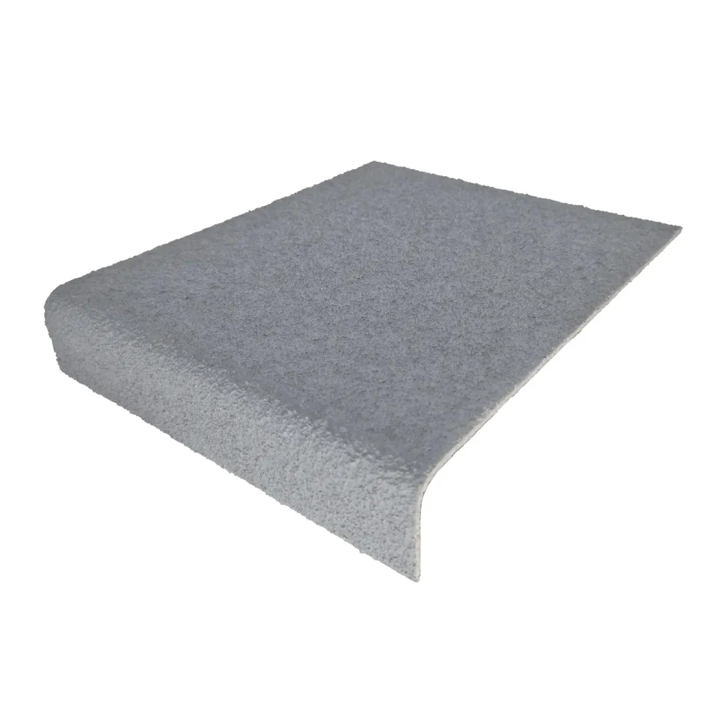 [5000400-GY-F] PolyGrip Premium Treppenstufe fein - 1000 x 350 x 50 mm - RAL7001 (Silbergrau)