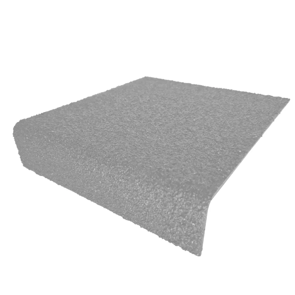 [5000400-GY-M] PolyGrip Premium Treppenstufe medium - 1000 x 350 x 50 mm - RAL7001 (Silbergrau)