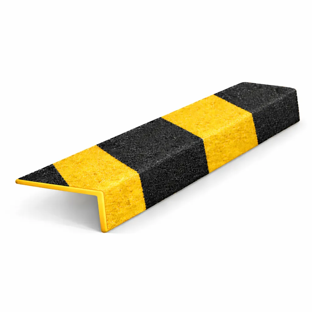 PolyGrip Industrial Grade Trapneus fijn - 800 x 70 x 30 mm - RAL9005/RAL1003 (Gitzwart/Signaalgeel)
