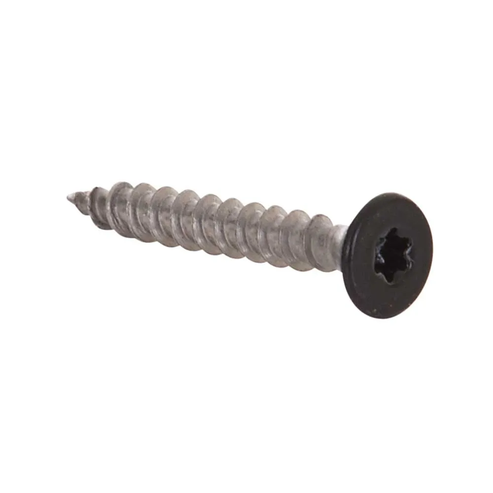 RVS-schroef - 3,5 x 25 mm - RAL9005 (Gitzwart) - Verp (500 st.)