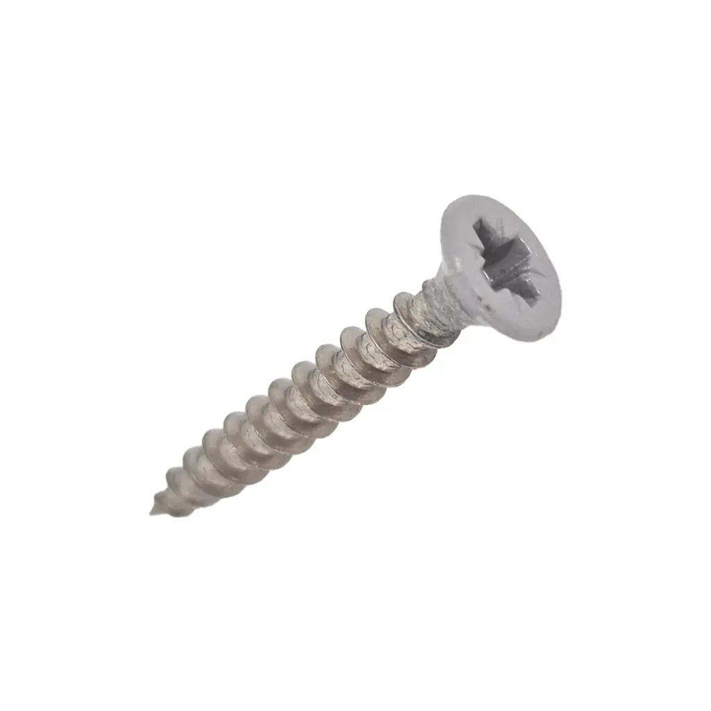 RVS-schroef - 3,5 x 25 mm - RAL7004 (Signaalgrijs) - Verp (100 st.)